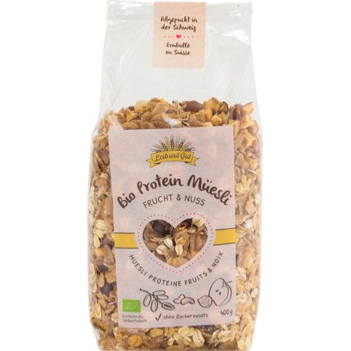 Muesli protéiné fruits & noix BIO, Leib und Gut, 400g*