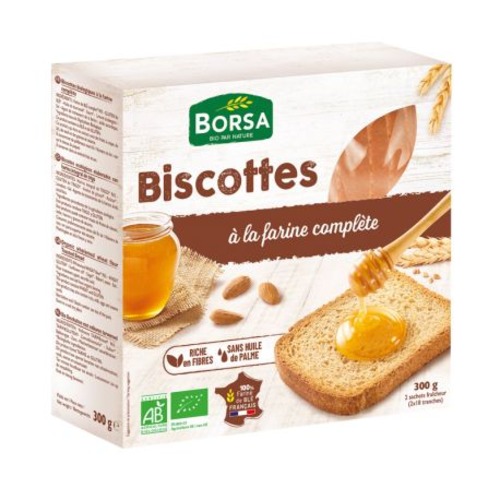 Biscottes complètes, Borsa, 300g*