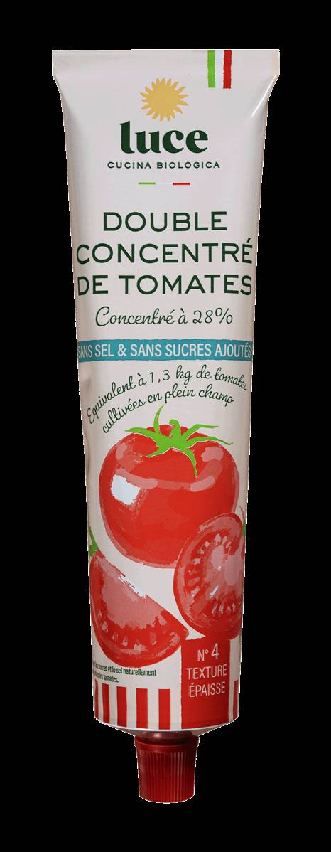 Double concentré tomate tube, Luce, 200g