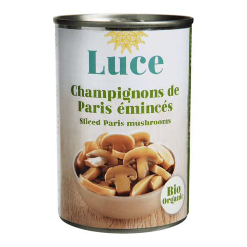 Champignons de Paris émincés, Luce, 600g*