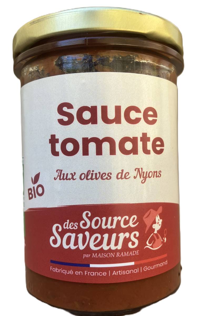 Sauce tomate aux olives de Nyons, Pascal Ramade, 200g*