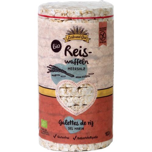 Galettes de riz avec sel de mer BIO, Leib und Gut, 100g*