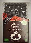 Tablette chocolat noir 67%, Façon Chocolat