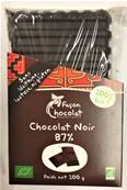 Tablette chocolat noir 87 %, Façon Chocolat