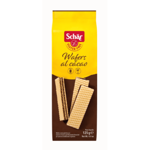 Gaufrettes au cacao sans gluten, Schär, 125g
