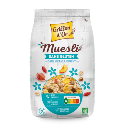 Muesli sans gluten, Grillon d'Or, 500g*