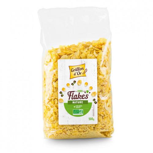 Corn flakes natures sans sucre ajouté, Grillon d'Or, 500g*