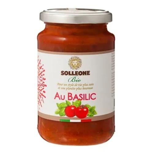 Sauce tomate et basilic, Solleone Bio, 340g*