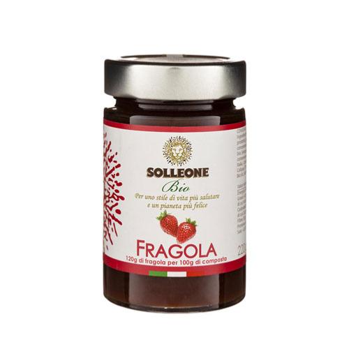 Pâte à tartiner de fraises, Solleone Bio, 220g*