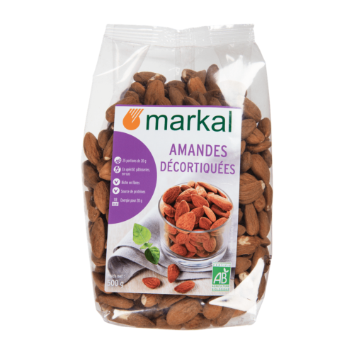 Amandes décortiquées, Markal, 500g*