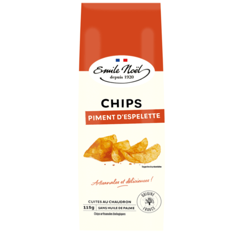 Chips Piment d'Espelette Bio, Emile Noël, 115g*