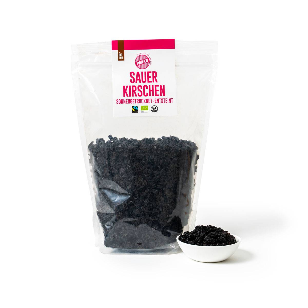 Cerises aigres sauvages dénoyautées, Pakka, 1kg*