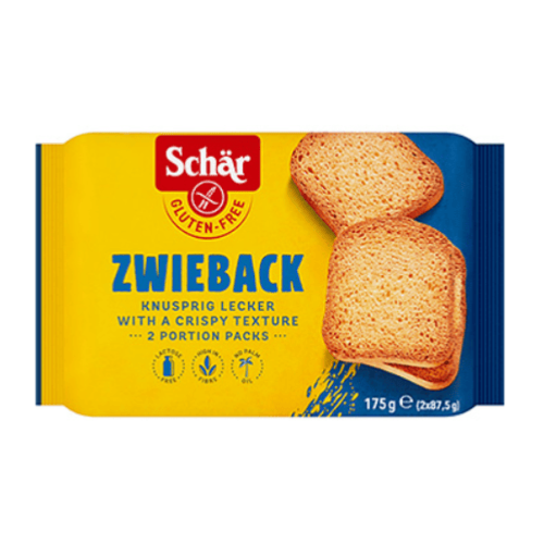 Biscottes sans gluten, Schär, 175g