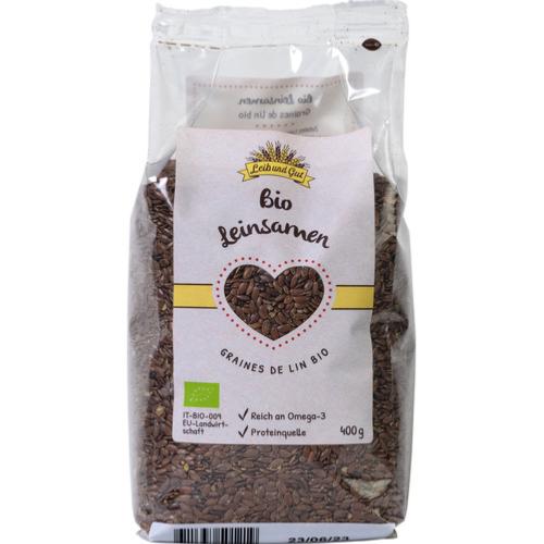 Graines de lin BIO, Leib und Gut, 400g*