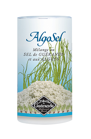 Mélange de sel de Guérande et d'algues, Paludier, 250g