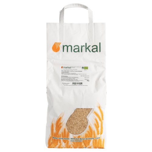 Riz long 1/2 complet, Markal, 5kg*