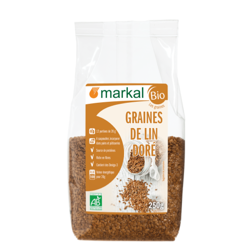 Graines de lin doré, Markal, 250g*