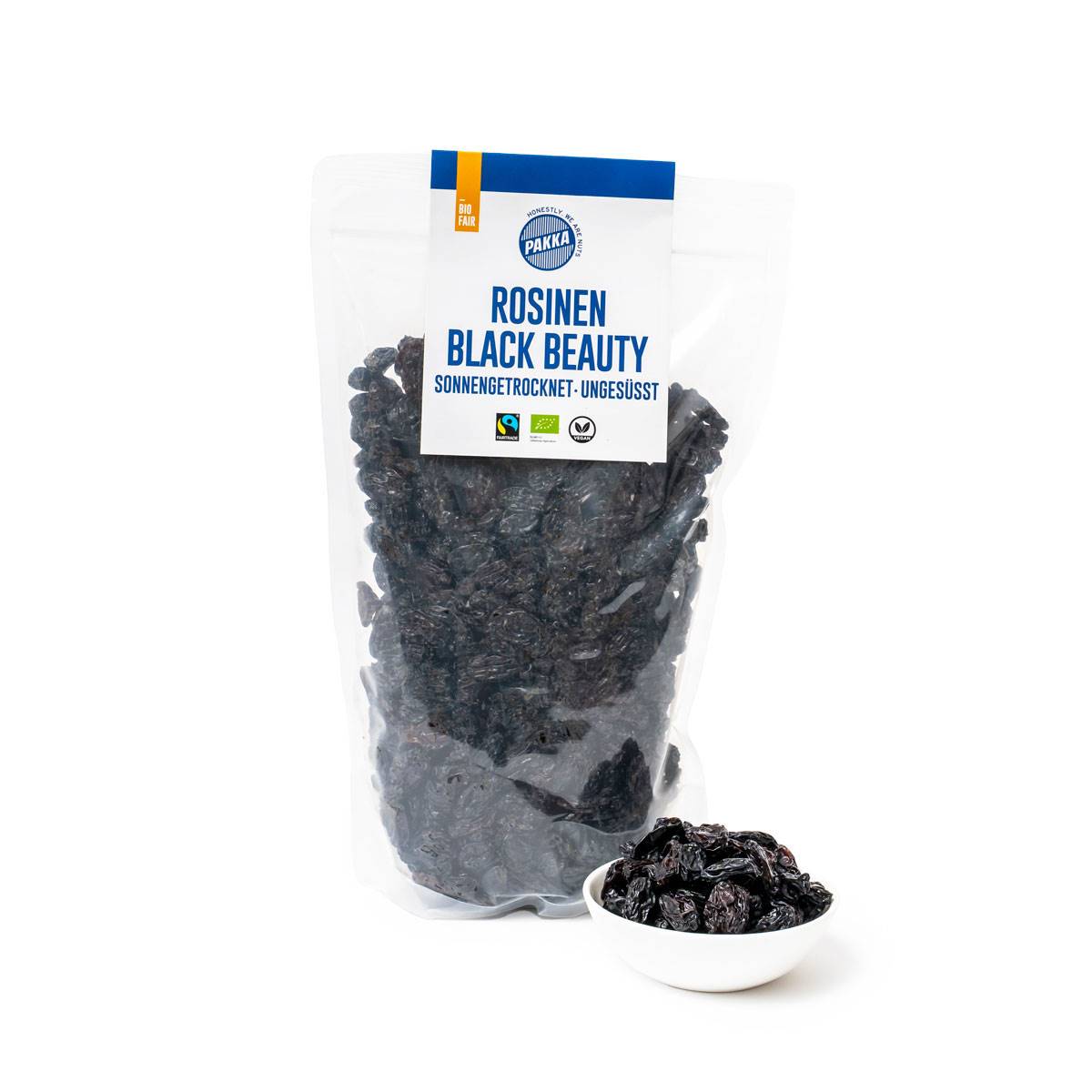Raisins Black Beauty non huilés, Pakka, 1kg*