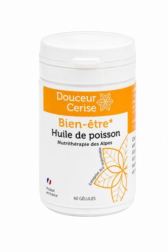 Huile de Poissons, Douceur Cerise, 60 capsules*