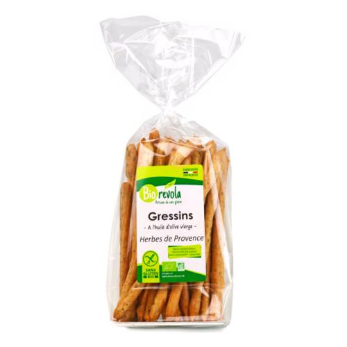 Gressins aux herbes de Provence, BioRévola, 100g*