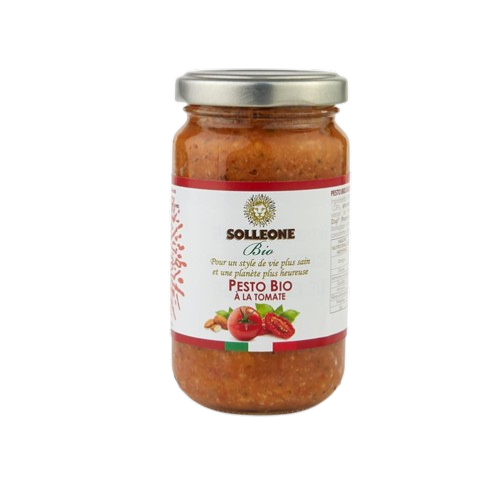 Pesto à la tomate, Solleone Bio, 140g*