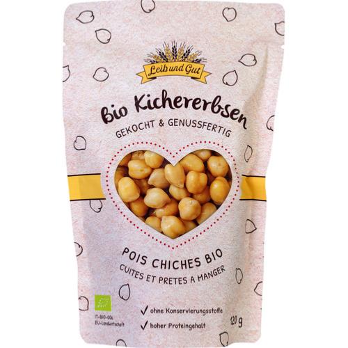 Pois chiches cuits BIO, Leib und Gut, 120g*