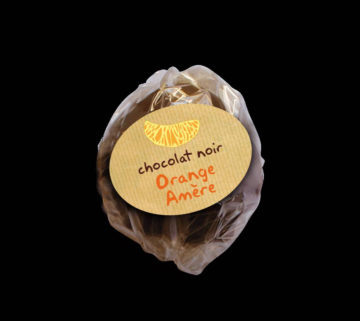 Rocher orange amère, Façon Chocolat, 40g*