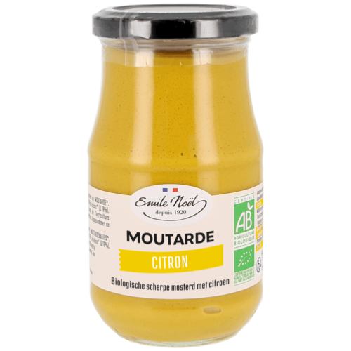 Moutarde Forte au Citron Bio, Emile Noël, 200g*