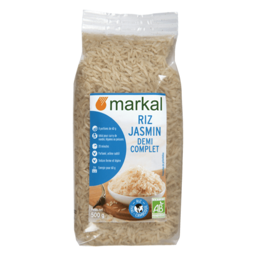 Riz jasmin demi-complet, Markal, 500g*