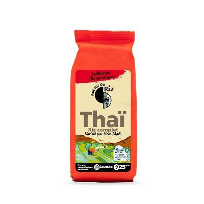 Riz thaï complet Commerce équitable, Autour du Riz, 500g
