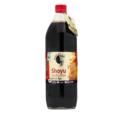 Sauce soja Shoyu réemployable Commerce équitable, Autour du Riz, 1Litre