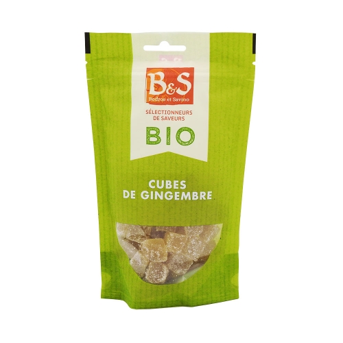 Cubes de gingembre, B&S, 110g*